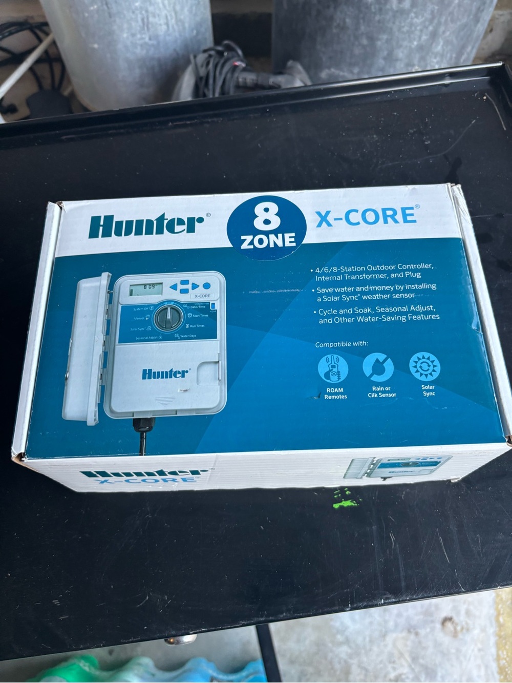 Hunter x-core 8 zone timer new has 2 keys
